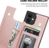 Bocasal Crossbody Wallet Case for iPhone 12 Mini Credit Card Holder PU Leather Kickstand Shockproof Detachable Cross Body Strap Lanyard Magnetic C...