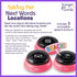 Hunger For Words Talking Pet Next Words Locations - 3 Piece Set of Recordable Speech Buttons for Dogs, Dog Buttons for Communication...
