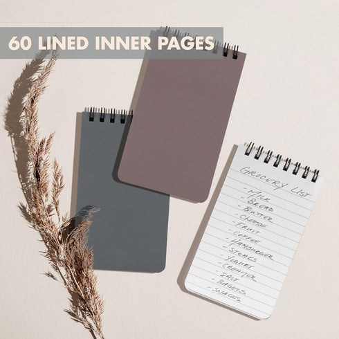 ZICOTO Aesthetic Pocket Notebooks Set Of 8 - Small 3x5 Spiral Notepads With Lined Pages - The Perfect Little Mini Note Pads to Stay Organized and ...