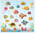 9 Sheets Summer Window Clings Ocean Themed Tropical Fish Window Decals Sea Life Double-Sided Window Decals for Summer School Home Office Bathroom ...
