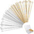 800 Pieces Jewelry Making Pins Including 400 Pcs Eye Pins and 400 Pcs Flat Head Pins, 2 Inch Metal Straight Pins for DIY Craft Earring Bracelet Ne...