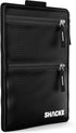 Shacke Hidden Travel Belt Wallet w/RFID Blocker (Black with Black Strap)...