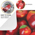 Fruit Red Apples Dish Drying Mat, 18x24inch Soft Foldable Absorbent Dishes Drainer/Rack Pad for Kitchen Countertop...