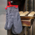 Oven Mitts and Pot Holders Set, Hot Pads for Kitchen Cooking Grill, 500? Heat Resistant Oven Mit, Pure Cotton and Terrycloth Lining, Heavy Duty Th...
