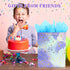 BLESZSING Gift Bag Birthday Large Gift Bags Set Included 2 Pack Paper Gift Bags with Tissue Paper Colorful Pink Blue Gift Bags 125 Large Size Blue...