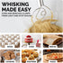 Zulay Kitchen 13-Inch Danish Dough Whisk - Stainless Steel Danish Whisk for Cooking with Single Eye Dough Hook - Traditional Dutch Whisk - Bread W...