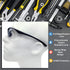 grinderPUNCH Full Lens Magnification Safety Glasses with Black Frame | Clear Lens | | Magnifying Reading Eyewear...