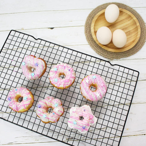 To encounter 24Pack Silicone Molds, Nonstick 3 inches Donut Mold, Silicone Baking Cups, Donut Pan, Muffin, Jello, Bagel Pan, Oven- Microwave- Dish...