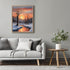 Posterizer 1 pcs-beautiful scenary of snowy winter in oil painting style-1-Landscape & Nature Art-GIft for Men Women Teens-Dining Room Decor- unfr...