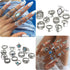 FIBO STEEL 101 Pcs Vintage Knuckle Rings for Women Stackable Midi Finger Ring Set...