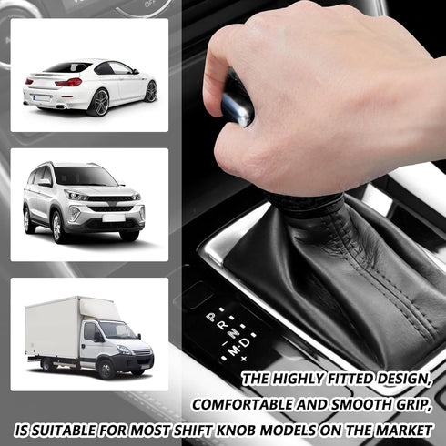 Car Gear Shift Knob Cover,Breathable Car Gear Shifter Cover for Protecting Shifter Knobs,Universal Car Shifter Cover Car Interior Accessories for ...