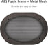 4" x 6" Speaker Grill Covers, Car Speaker Subwoofer Guard Protector, ABS Plastic Frame with Metal Mesh, Black - 2Pcs...
