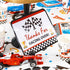WERNNSAI Racing Car Party Decorations - 10PCS Funny Car Birthday Decoration Signs for Boys Kids Racing Car Theme Party Supplies Racing Cars Route ...