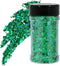 TORC 4 OZ Emerald Green Holographic Glitter 4 Ounce Mix Chunky Glitter Bulk for Resin Craft Cosmetic Art Festival Decoration St. Patrick's Day Dec...