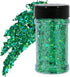 TORC 4 OZ Emerald Green Holographic Glitter 4 Ounce Mix Chunky Glitter Bulk for Resin Craft Cosmetic Art Festival Decoration St. Patrick's Day Dec...