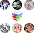 Small Plastic Box, 4.3" X 2.3" X 1.5" Stackable Mini Storage Box with Lid, Clear Organizer Container for Jewelry Beads Small Crafts Items Accessor...