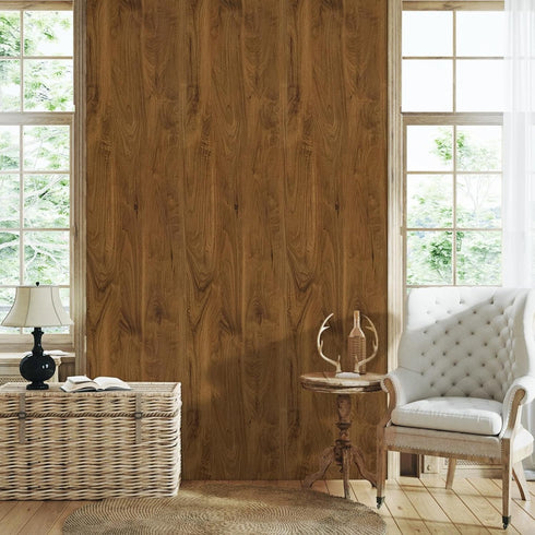 Abyssaly Wood Peel and Stick Wallpaper, Rustic Wood Grain Contact Paper for Cabinets, Self-Adhesive Removable Wooden Look Wallppaer for Countertop...