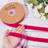 arricraft 20 Yards × 1 Inch Single Side Velvet Ribbon, Satin Ribbon Roll for Wedding Gift Wrapping Hair Bows Flower Arranging Home Decorating (Pin...