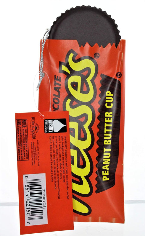 Hersheys Reeses Peanut Butter Cup Candy Christmas Ornament Gift for Reese Cup Lover...