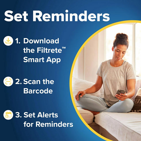 Filtrete™ Advanced Allergen, Bacteria & Virus True HEPA Air Purifier Filter, FAPF-HM-K, 1 Pack...