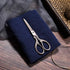 5inch Vintage Style Scissors Titanium Plating Stainless Steel Antique Shears for Craft Embroidery Crochet Needle Point Knitting Project...
