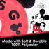 Disney Mickey Mouse Travel Pillow 'Let's Go' Portable Neck Pillow, Black and Red...