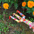GARTOL Garden Tool Set - 3 Piece Thickly Cast Aluminum Gardening Tools Kit with Floral Paint, Heavy Duty Hand Garden Tools with Box Include Trowel...