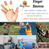 BodyMoves 2 Double Sided Solid Support Finger Splints Plus 2 Sleeves 2020 Edition(Desert Sand)...