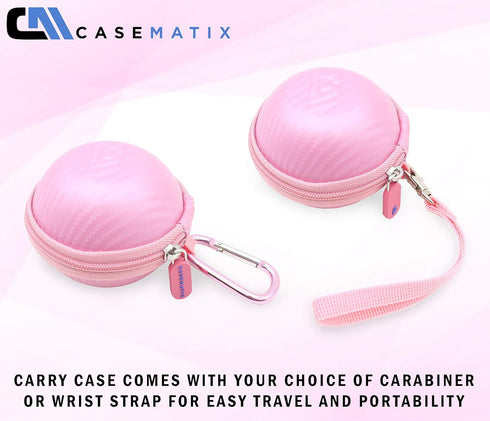 CASEMATIX Smartwatch Travel Case Compatible with Little Tikes Tobi, Tobi 2 Robot Smartwatch - Hard Case for Watch with Carabiner and Accessory Sto...