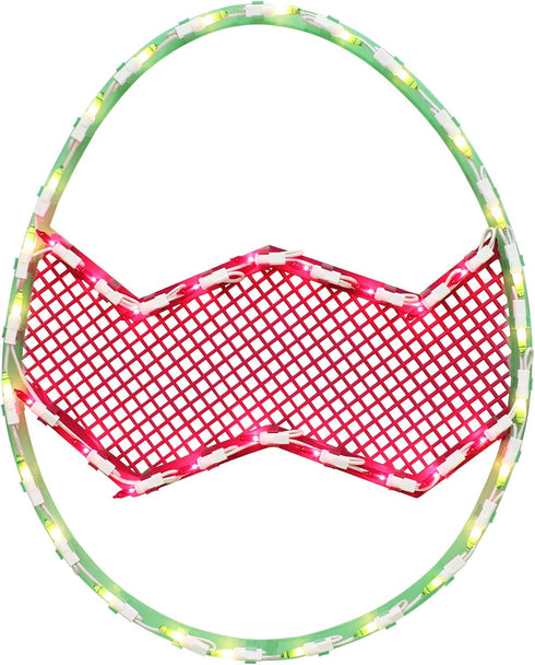 Northlight Lighted Easter Egg Window Silhouette Decoration, 16.5"...