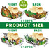 24 Pcs Jungle Safari Snack Trays Party Supplies?Jungle Animals Food Boats Bowl for Wild One Birthday Party Wedding Baby Shower Tropical Dinner Dec...