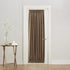 Sun Zero Barrow Energy Efficient Rod Pocket Door Curtain Panel, 54" x 72", Mocha...