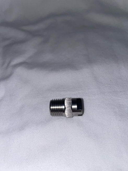 6502 Pure Stainless Steel Fan Tip (Jet Nozzle for Carpet Cleaning) 1/4 NPT Male...
