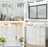 Viseeko Window Privacy Film: Frosted Glass Window Film Window Cling Privacy Film Door Window Covering Day and Night Privacy Window Film Heat Block...