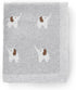 100% Cotton Baby Blanket Knit Soft Cozy Swaddle Receiving Blankets Toddler Infant blanket with Lovely Elephant for Newborn Boy Girls - Grey, 90 x ...