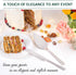 Wedding Cake Knife and Server Set – 2-Pcs Cake Cutter and Cake Server Spatula – Food Grade Stainless Steel Cake Serving Set for Home, Special Even...