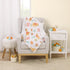 Disney Winnie The Pooh Aqua, Tan, Red, and White Hoppy Easter Super Soft Sherpa Baby Blanket...