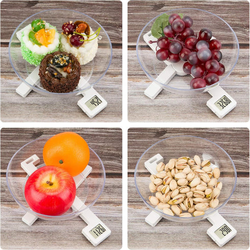 Portable Food Scale Travel Scale for Food, Small Folding Digital Kitchen Scale for Food, Collapsible Mini Pocket Scale Grams and Ounces, Perfect f...