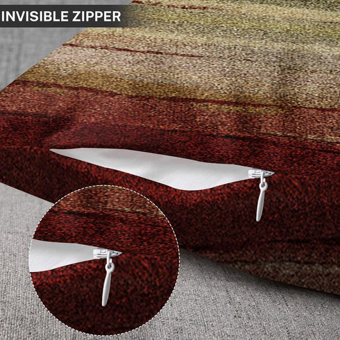 Emvency Set of 2 Throw Pillow Cover Western Tribal Geometric Brown Southwest Decorative Pillow Case Home Decor Square 18 x 18 Inch Pillowcase...