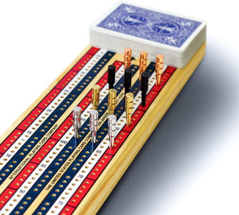Metal Cribbage Pegs for Cribbage Board Game. Work with Regular Peg Board 1/8 Hole Size Like Bicycle Board Games. Pack of 12 Crib pegs....