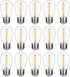 S14 Outdoor String Light Bulbs, Shatterproof Waterproof Replacement Bulbs, 1W Equivalent to 10W, 2200K Warm White Led Light Bulbs, E26 Base 15 Pac...