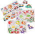 Wooden Peg Puzzles for Toddlers 1-3, Kids' Educational Preschool Peg Puzzle Toy, Set of 3 Toddler Puzzles - Traffic, Dinosaur, and Fruit, Ideal Gi...
