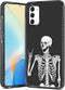 Toycamp for Note 20 Case, Cute Funny Skull Skeleton Design for Women Girls Boys Teens for Galaxy Note 20 Cases, Cute Cartoon Punk Skull Print Cove...