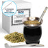 Norte Yerba Mate Cup Kit, 8-Ounces Traditional Mate Tea Cup/Gourd Set | Includes 2 Bombillas (Yerba Mate Straw) & Cleaning Brush, Stainless Steel ...