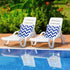 Outdoor Throw Pillow Covers 18×18 Inch, 2 Pack Waterproof Striped Throw Pillow Cases, Decorative Outdoor Couch Pillow Covers for Cushion Patio Por...