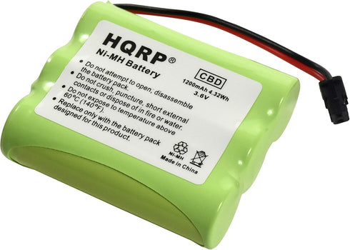 HQRP Cordless Phone Battery for Uniden BT-1006 BT1006 EXI916, EXI917 EXI960 EXI976 EXI8965 EXI916 EXI917 EXI960 EXI976 Replacement Extended High-C...