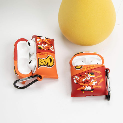Joyleop Cheet Chips Airpods Pro Case, Cute Cartoon Fun 3D Kids Girls Teen Boys, Kawaii Food Styled Silicone Character, Protective and Stylish...