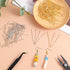 500pcs Flat Head Pins, 2 Inch Long Straight Eye Pins for Jewelry Making 0.7mm Metal Beading Pin for DIY Craft Earring Bracelet Necklace Pendant Su...