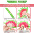 WILLBOND 18 Pcs Large Mexican Paper Flowers Colorful Fiesta Tissue Paper Flowers Carnival Pom Paper Flower Hawaiian Party Backdrop for Floral Part...