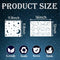 Star Stencils for Wall Painting Moon Twinkle Stars Stencil for Card Making Paint Reusable Star Zodiac Constellation Stencils for Walls Wood Burnin...
